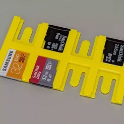 Fichier STL Rangement carte SD, clé USB & micro SD 💾・Modèle à imprimer en  3D à télécharger・Cults