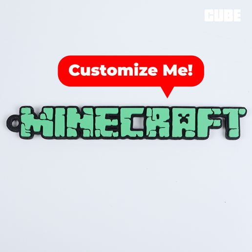 01-100.jpg MINECRAFT Customizable Keychain