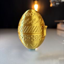 Print In Place Easter Egg