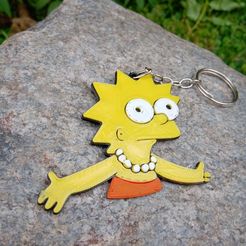 photo_2022-04-28_19-15-26.jpg Fichier STL SIMPSON LISA KEYRING v2・Modèle pour imprimante 3D à télécharger