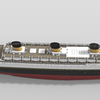 3.png Print ready RMMV OCEANIC III, White Star Line's mega ocean liner, 1/600 kit version