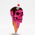 0020.jpg Skull Sundae Ice Cream Pop Pop Surrealism toy