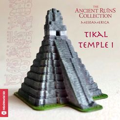 tikal-cover.jpg Archivo 3D gratis Tikal (Templo del Gran Jaguar) - Guatemala・Modelo de impresión 3D para descargar