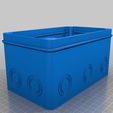 Test_electrobox_110x190_Base.png Free STL file Electronics junction, switch or utility box 110x190x150・3D print object to download
