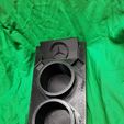 20240131_222756.jpg Mercedes Benz W123 & W124 & R107 CUP HOLDER w/ PHONE and Coin Slot & Emblem Logo