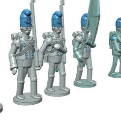 bav2.png Free STL file Napoleonics - Part 22? - Bavarian Infantry・Template to download and 3D print, Earsling