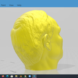 14.png Vladimir Putin Head detailed 3D printable