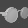 Gafas.png Basic round filled glasses