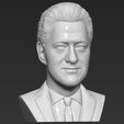 11.jpg President Bill Clinton bust 3D printing ready stl obj formats