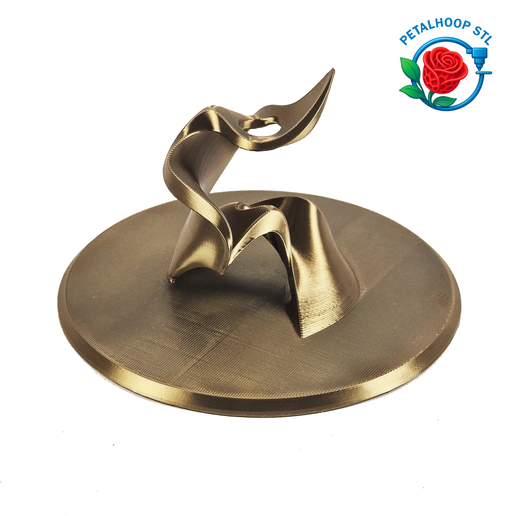 3D Print Flower Holder STL, Modern Flower Stand Digital File, Vase Alternative for Artificial Flowers, Printable Floral Holder, Home Decor 3D model