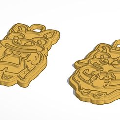cerditos.jpg Download STL file Little Pigs The Simpsons In Love • 3D printer template, fv3dprints
