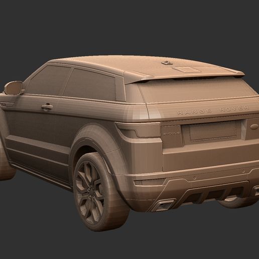 🚗 2014 Range Rover Evoque Luxury SUV - Compact Premium 3D Print Model ...
