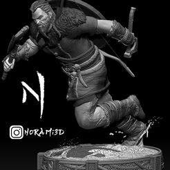 render cults.jpg Fichier 3D Assassins creed Valhalla・Design pour imprimante 3D à télécharger