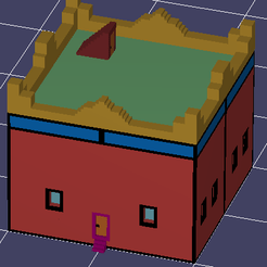 Desert House Picture .png Fichier STL gratuit Maison du Désert・Modèle à télécharger et à imprimer en 3D, kylekotyk