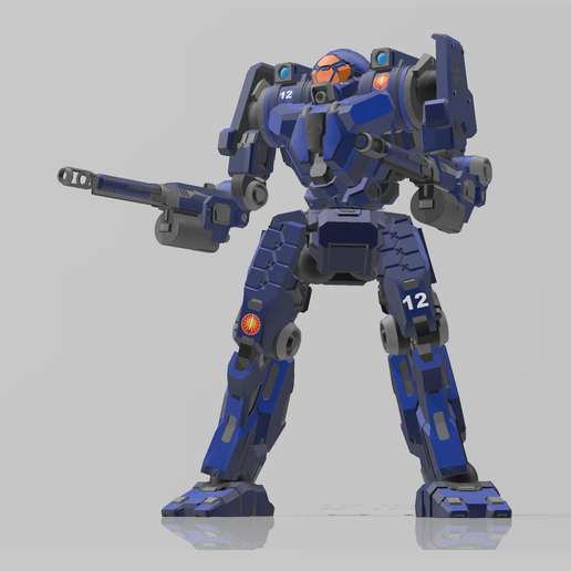 American Mecha Enforcer IV ENF-IV - 3D model önizlemesi