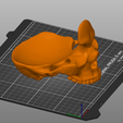 Captura2.png Файл STL Держатель подставки для очков с черепом・Модель 3D-принтера для скачивания, 3Dimension3d