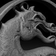 08.jpg 3D PRINTABLE MORTAL KOMBAT 1995 POSTER WITH BASE AND MK1 2023 DRAGON LOGO