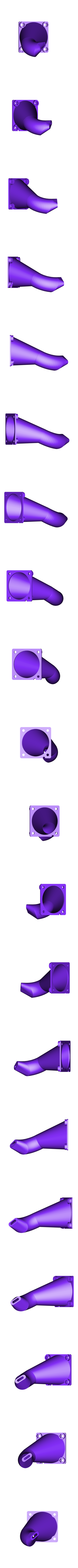 Anycubic_Hotend_Cover_V2-LuefterDuese.stl Anycubic I3 Mega Hotend Cover V2