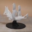 Space-Galleon-Spelljammer-Unpainted-Miniature-Right.jpg Galleon Flying Fantasy Ship Model Compatible With DnD Spelljammer