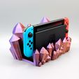 Crystal-nintendo-switch-dock-tri-colour-side-front.jpg Crystal Nintendo switch dock