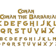 assembly4.png Letters and Numbers CONAN THE BARBARIAN | Logo
