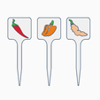 piccole2.png Mini Chili Peppers Signs - 6 varieties