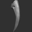 Hole Perspective.jpg Velociraptor claw - Necklace pendant (2 extra variations)