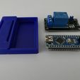 P1120486.JPG STL-Datei Arduino Nano support and relay kostenlos・3D-Drucker-Modell zum herunterladen