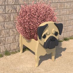 rendu_bulldog01.jpg Fichier STL Bulldog pot・Objet pour impression 3D à télécharger