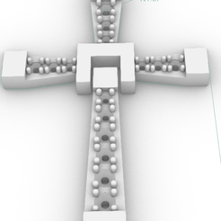 1.png STL-Datei Kruzifix-Anhänger・Modell für 3D-Drucker zum Herunterladen