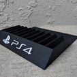 cc108b4a0f54b70c9c99bee8ded97d71_display_large.jpg Free STL file Playstation 4/3 Game Case Holder- Flat & Full Back Options・Object to download and to 3D print, mark579