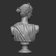 oooo.jpg Artemis Diana Bust Head Greek Roman Goddess Statue Handmade Sculpture