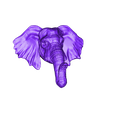 EL_2.obj Elephant Head