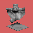 imagen3.png Archivo 3D La'eeb World Cup Qatar 2022 - Mascota Mundial de futbol Catar 2022・Diseño de impresora 3D para descargar