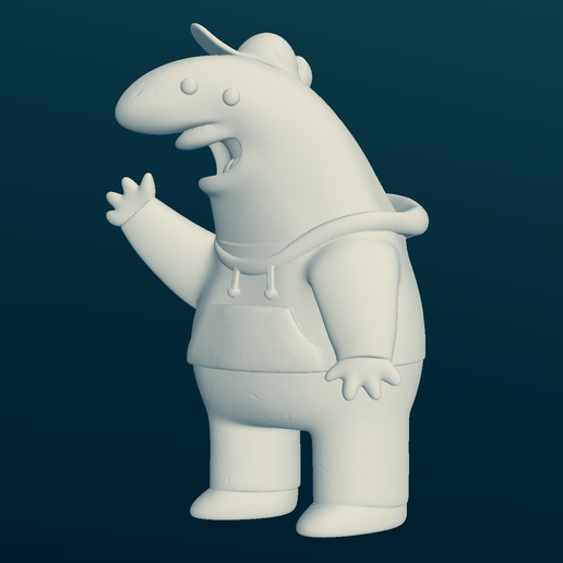 Charlie Smiling Friends Stl For 3D Printing