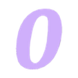 0.stl BUCHSTABEN UND ZAHLEN KLASSISCH