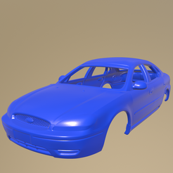 c04_013.png Archivo STL Ford Taurus 2000 CARROCERIA IMPRIMIBLE・Diseño para descargar y imprimir en 3D
