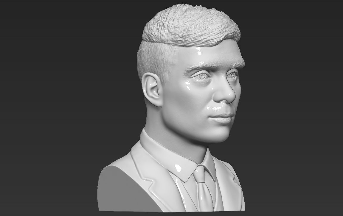 9.jpg Download file Tommy Shelby from Peaky Blinders bust 3D printing ready stl obj • 3D printer design, PrintedReality
