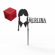 merlina-cake-topper.jpg Merlina Addams Cake Topper