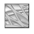 Decor-panel7-00.jpg Abstract mesh relief decor panel N02 3D print model