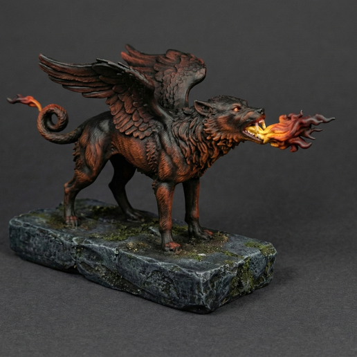 Marchosias Goetia Demon STL Statue