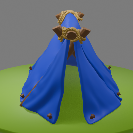 ⛺ Tent Miniature – 3D Printable STL (32mm Scale)・ STL File for 3D ...