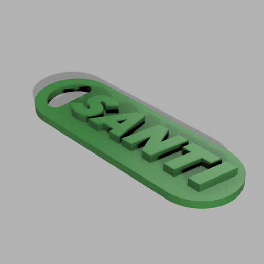 keychain santi 3D model