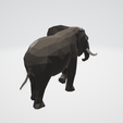 3.png Elephant Low Poly - Elephant Low Poly