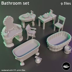 BHR01_01_primary.jpg 3D file Medieval bathroom・3D printable design to download
