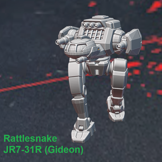 🎲 BattleTech Jenner and RattleSnake Collection・Free STL File for 3D ...