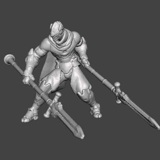 💂 ROYAL GUARD CHAMPION MINIATURE MODEL FIGURE FOR FANTASY GAMES RPG DND ...