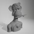 242.jpg Файл OBJ Bored Ape Bust 242・Модель для загрузки и 3D печати