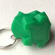 b1fef9dc9ffa180797a54a85d346da4d_preview_featured.jpg STL-Datei Low Poly Bulbasaur Keyring REMIX - suitable for small prints kostenlos・3D-druckbares Design zum herunterladen