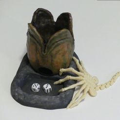 Egg.JPG STL-Datei Alien Egg Würfelturm・Design für den 3D-Druck zum Herunterladen